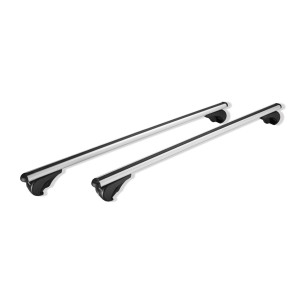 Portaequipaje de techo de aluminio para Fiat Sedici 127cm