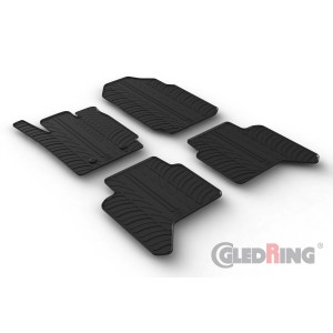 Alfombrillas de goma para Ford RANGER DOUBLE CABIN / RAPTOR (automatic / only diesel)