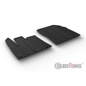 Alfombrillas de goma para Peugeot Partner Cargo (round fixing) 