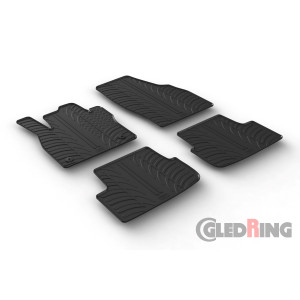 Alfombrillas de goma para Skoda Fabia IV HB