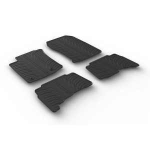 Alfombrillas de goma para Toyota Land Cruiser (automatic)