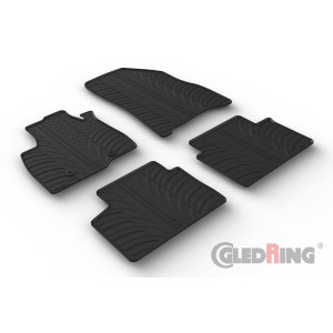 Alfombrillas de goma para Dacia Duster Tce 130 4X4 (manual, diesel & gasoline, MHEV)