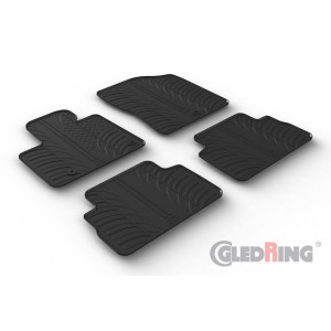 Alfombrillas de goma para Hyundai Santa Fe PHEV & HYBRID (automatic) 